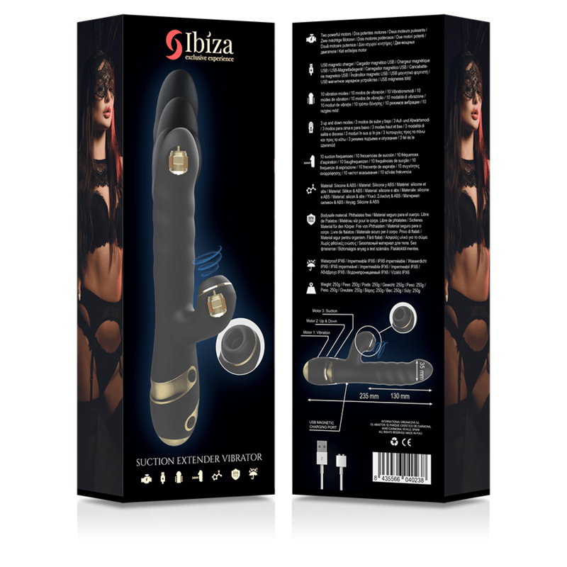 IBIZA - UP & DOWN + VIBRADOR + SUCCIONADOR CLITORIS - Sensuana.es