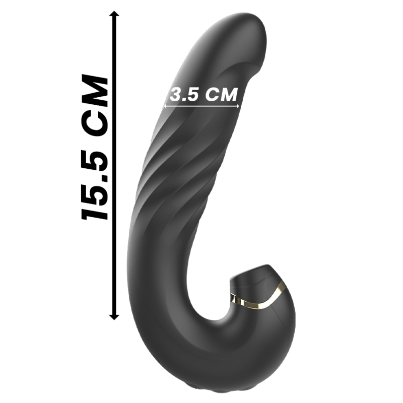 IBIZA - CLIP UP & DOWN +VIBRADOR + SUCCIONADOR CLITORIS - Sensuana.es