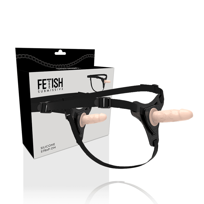 FETISH SUBMISSIVE HARNESS - SILICONA FLESH REALISTIC 12.5 CM - Sensuana.es