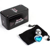 SECRETPLAY - METAL BUTT PLUG CORAZÓN AZUL TALLA S 7 CM - Sensuana.es