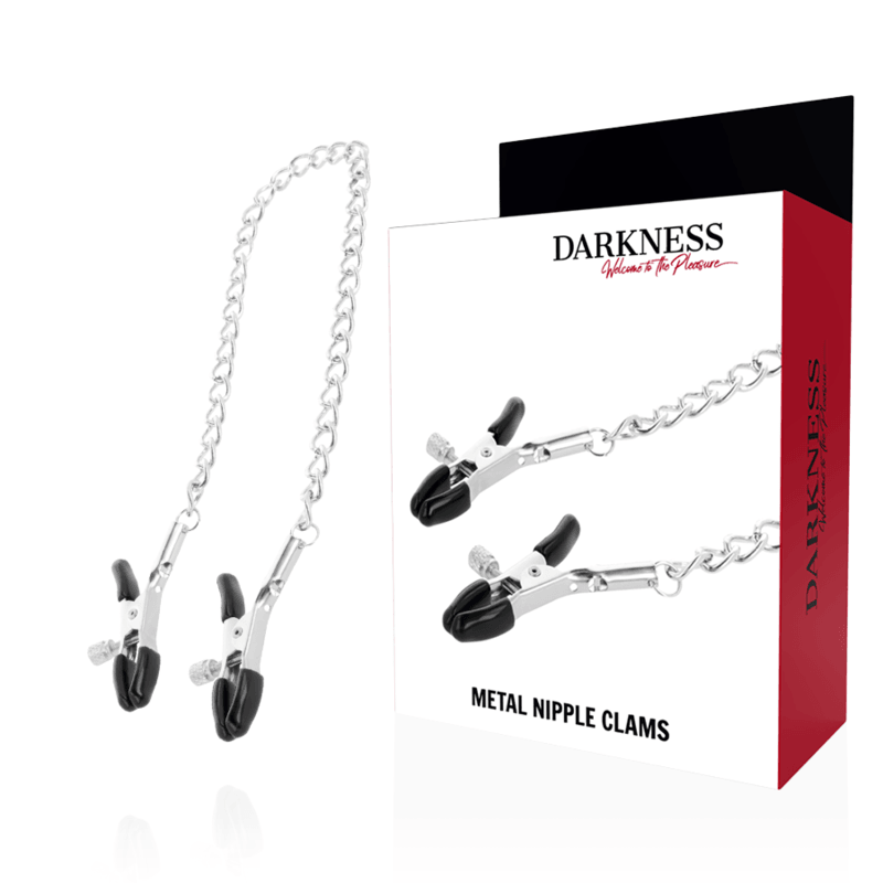 DARKNESS - PINZAS AJUSTABLES PARA PEZONES AJUSTABLES METAL - Sensuana.es