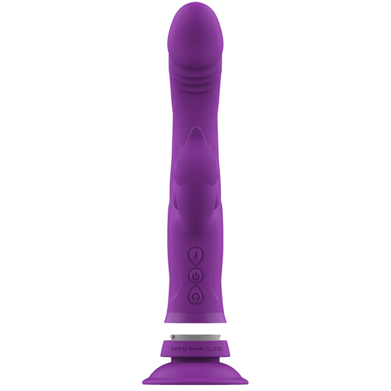 INTENSE - CASANOVA VIBRADOR RABBIT SILICONA TRIPLE MOTOR MORADO - Sensuana.es