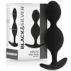 BLACK&SILVER - ORSON PLUG SILICONA 2 ONDAS ANALES 9 CM - Sensuana.es