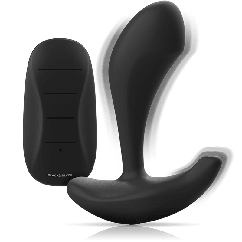 BLACK&SILVER - DWAYNE PLUG ANAL SILICONA CONTROL REMOTO - Sensuana.es