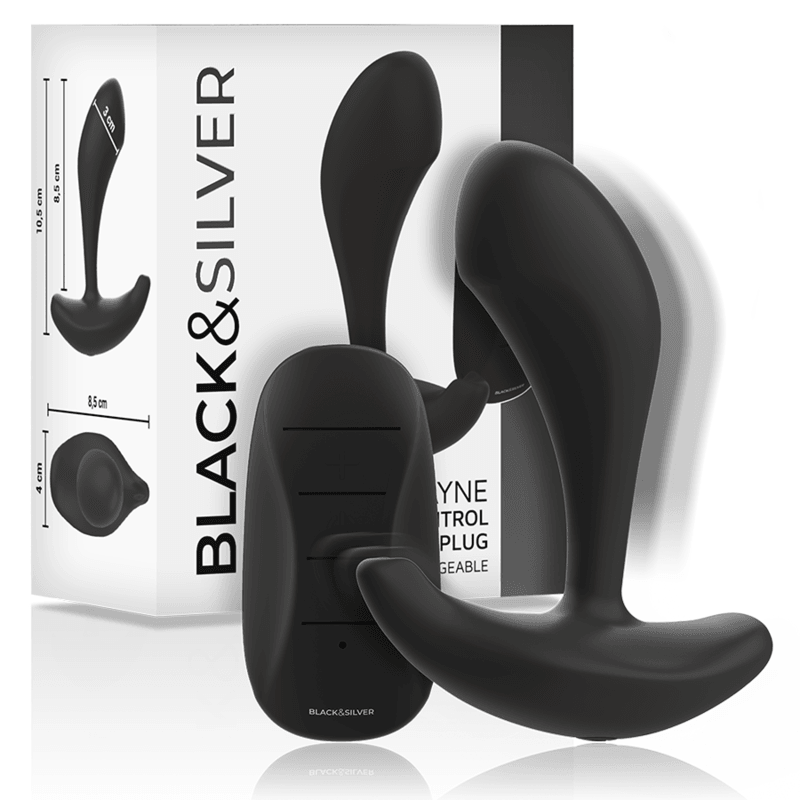 BLACK&SILVER - DWAYNE PLUG ANAL SILICONA CONTROL REMOTO - Sensuana.es