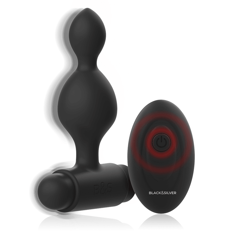 BLACK&SILVER - TUCKER PEQUEÑO PLUG ANAL SILICONA CONTROL REMOTO - Sensuana.es