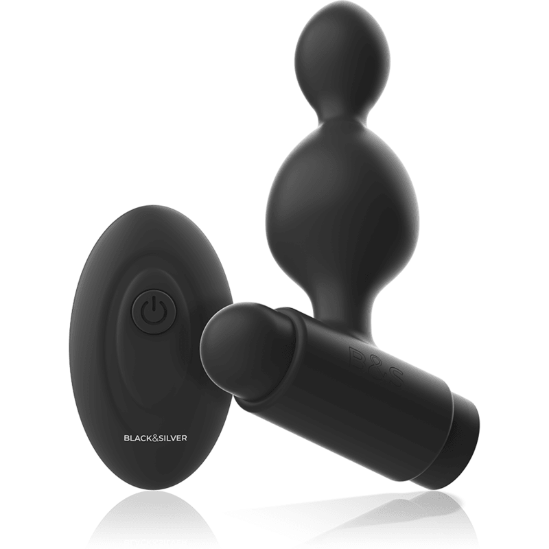 BLACK&SILVER - TUCKER PEQUEÑO PLUG ANAL SILICONA CONTROL REMOTO - Sensuana.es