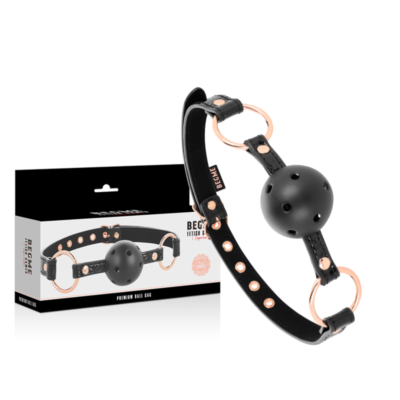 BEGME - BLACK EDITION VEGAN LEATHER GAG