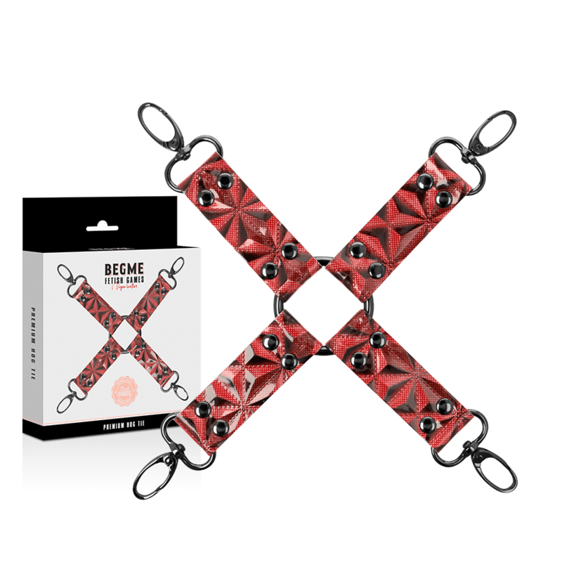 BEGME - RED EDITION HOG TIE COURO VEGANO