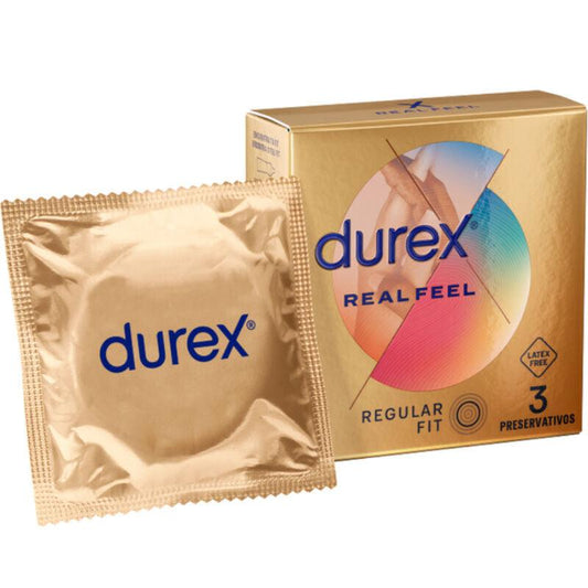 DUREX - REAL FEEL PRESERVATIVOS 3 UNIDADES - Sensuana.es