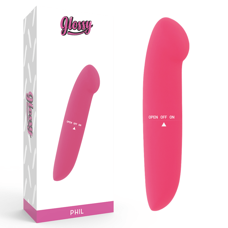 GLOSSY - PHIL VIBRADOR ROSA - Sensuana.es