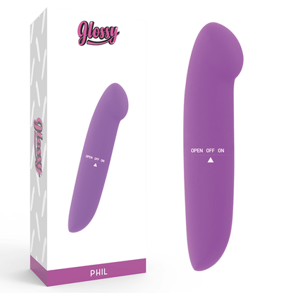 GLOSSY - PHIL VIBRATOR LILA - Sensuana.es