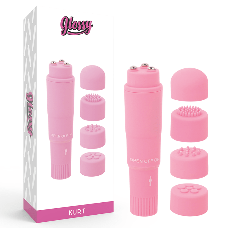 GLOSSY - POCKET  KURT MASAJEADOR ROSA - Sensuana.es