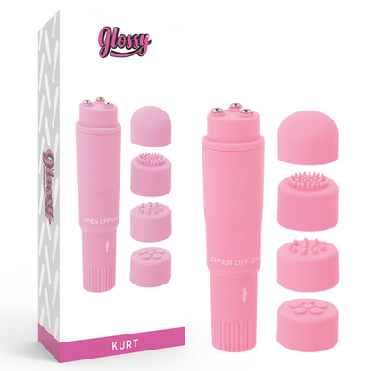 GLOSSY - POCKET  KURT MASAJEADOR ROSA - Sensuana.es