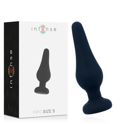 INTENSE - ANAL PLUG PIPO S SILICONE NEGRO 9.8 CM - Sensuana.es