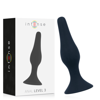 INTENSE - ANAL LEVEL 3 12.5CM NEGRO - Sensuana.es