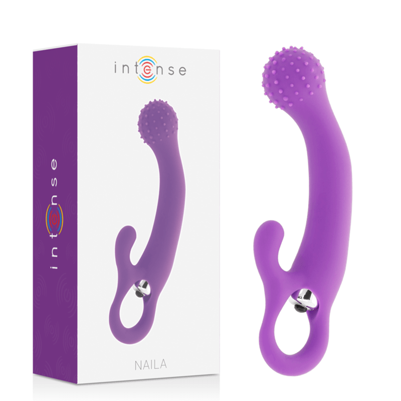 INTENSE - NAILA VIBRATING SILICONE LILA - Sensuana.es