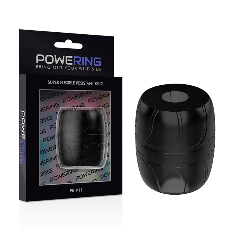 POWERING - SUPER FLEXIBLE Y RESISTENTE ANILLO PENE 5 CM PR11 NEGRO - Sensuana.es