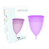 STERCUP - COPA MENSTRUAL FDA SILICONA TALLA L LILA - Sensuana.es