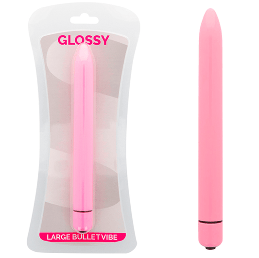 GLOSSY - SLIM VIBRADOR ROSA - Sensuana.es