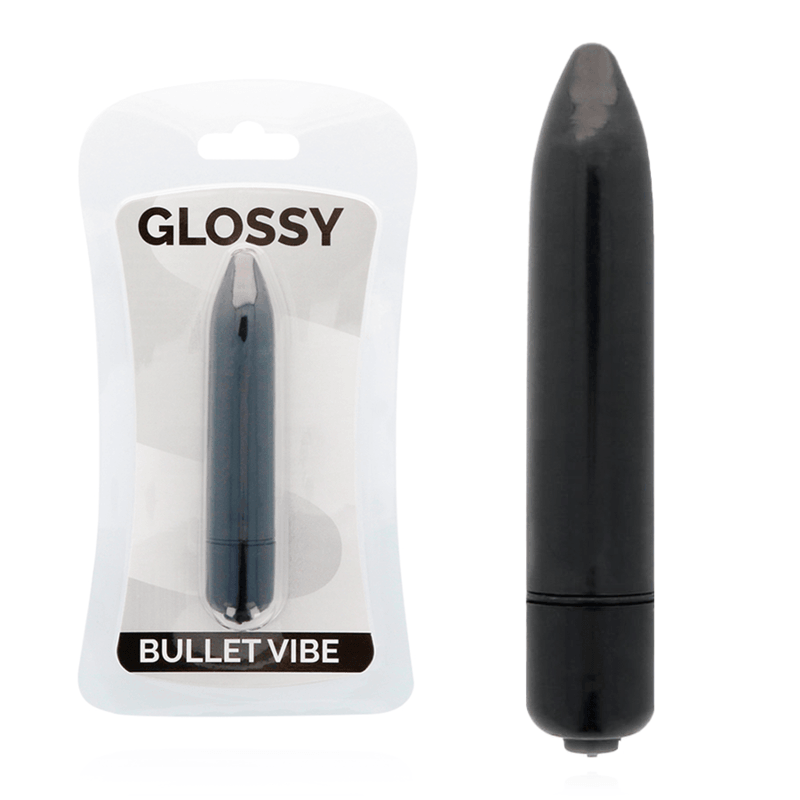 GLOSSY - THIN VIBRADOR NEGRO - Sensuana.es