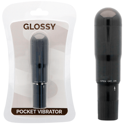 GLOSSY - POCKET VIBRADOR NEGRO - Sensuana.es