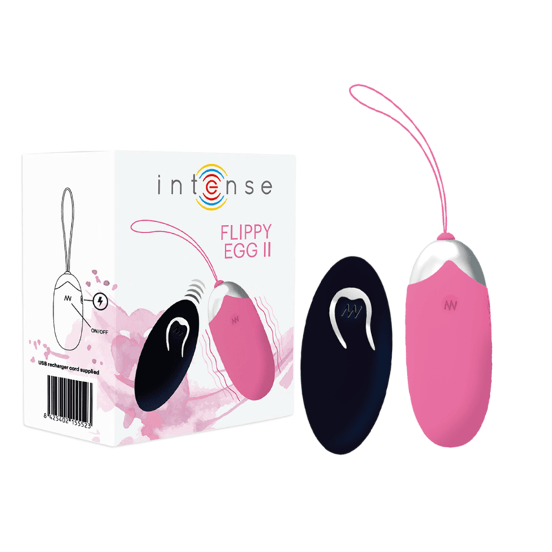 INTENSE - FLIPPY II HUEVO RECARGABLE REMOTO ROSA - Sensuana.es