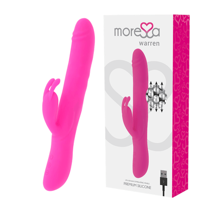 MORESSA - WARREN IMPULSOR OSCILANTE Y POTENTE VIBRACION PREMIUM SILICONA RECARGABLE - Sensuana.es