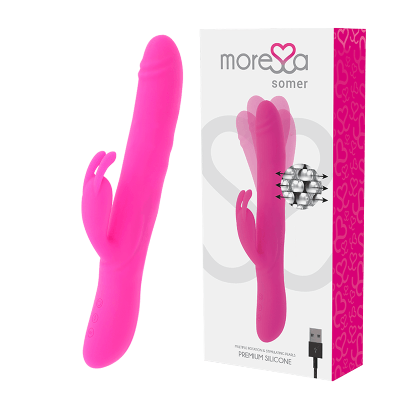 MORESSA - SOMER VIBRADOR PREMIUM CON ROTACION MULTIPLE - Sensuana.es