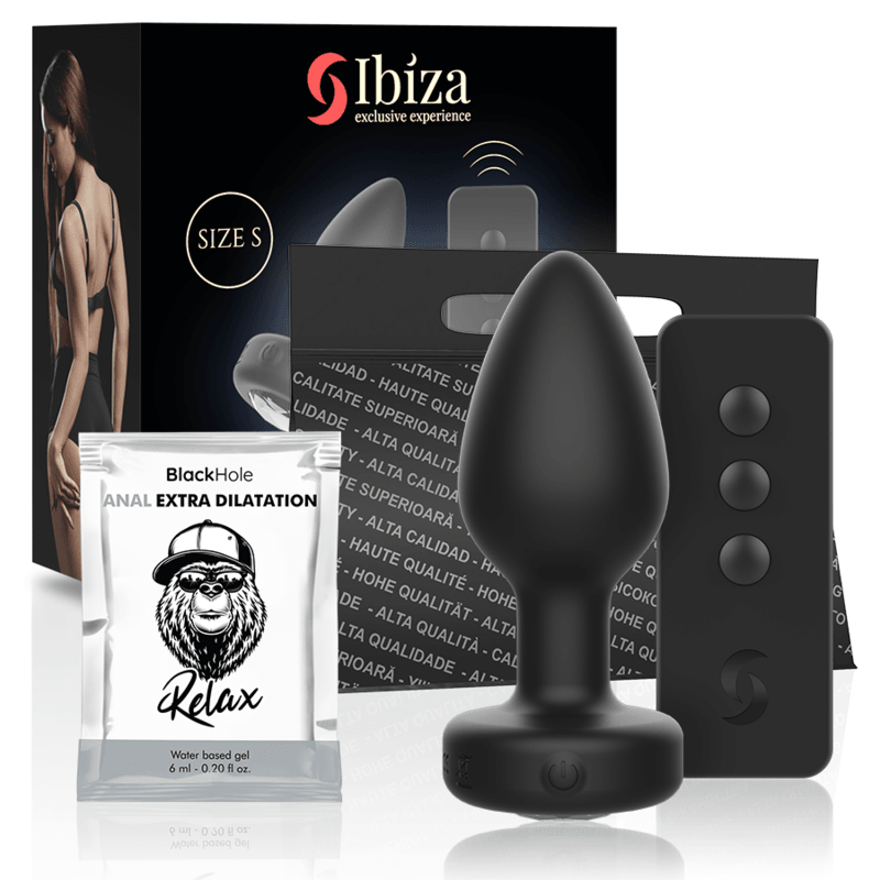 IBIZA - PLUG ANAL CONTROL REMOTO TALLA S - Sensuana.es