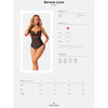 OBSESSIVE - SERENA LOVE CROTCHLESS TEDDY XS/S - Sensuana.es