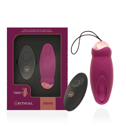 RITHUAL - PRIYA HUEVO CONTROL REMOTO G-SPOT + VIBRACIÓN - Sensuana.es