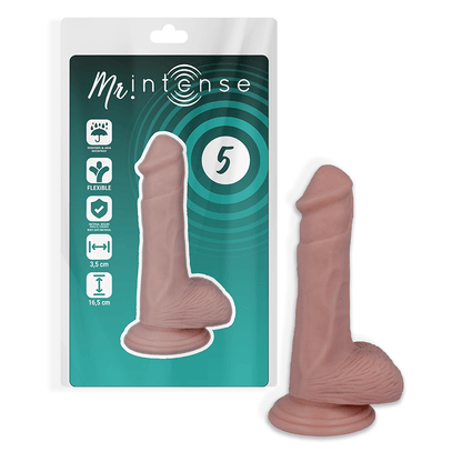 MR INTENSE - 5 PENE REALISTICO 16.5 CM -O- 3.5 CM - Sensuana.es