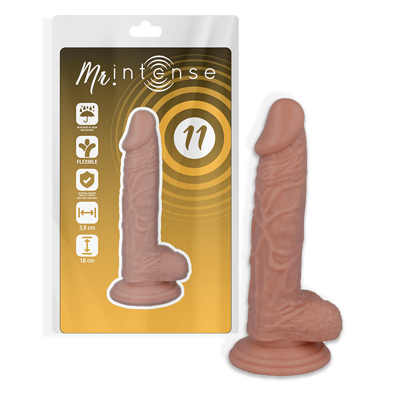 MR INTENSE - 11 PENE REALISTICO 18 CM -O- 3.8 CM - Sensuana.es