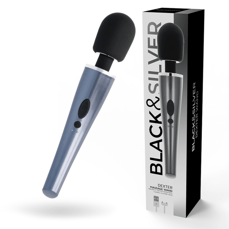 BLACK&SILVER - DEXTER MASSAGE WAND - Sensuana.es