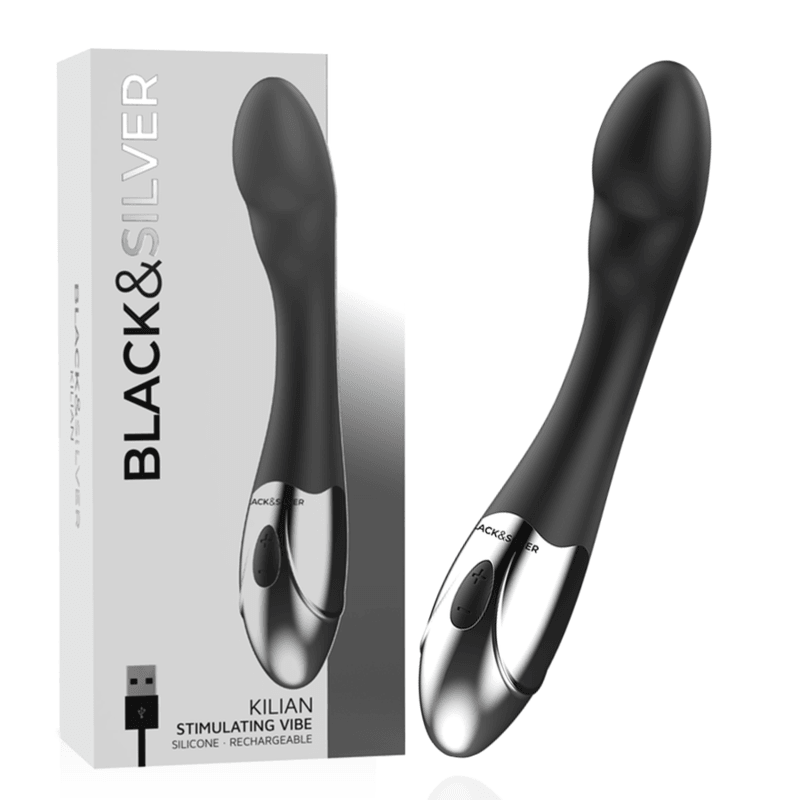 BLACK&SILVER - KILIAN VIBRADOR PUNTO G - Sensuana.es