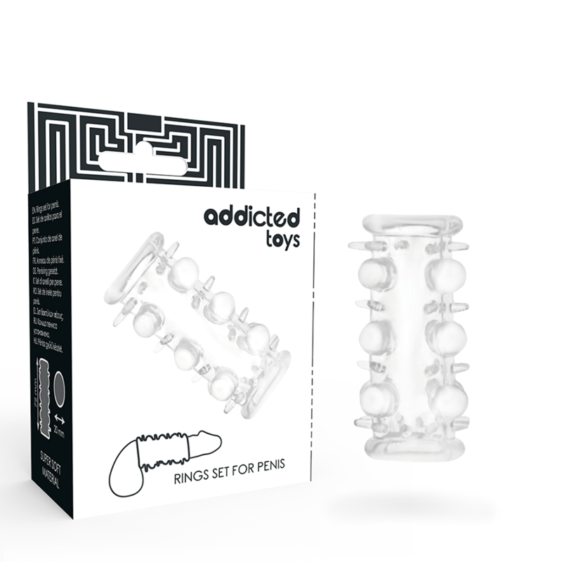 ADDICTED TOYS - FUNDA PENE CLEAR