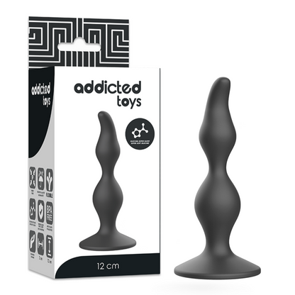 ADDICTED TOYS - ANAL SEXUAL PLUG 12 CM NEGRO - Sensuana.es