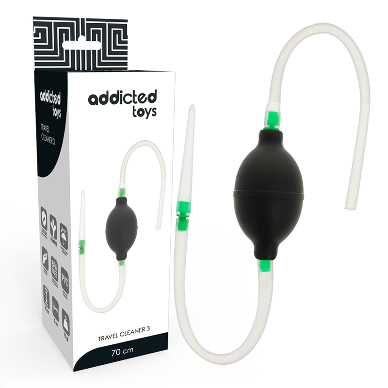 ADDICTED TOYS - BLACK ENEMA KIT