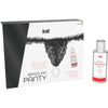 INTT RELEASES - PANTY BRASILEÑA NEGRA CON PERLAS Y GEL LUBRICANTE 50 ML - Sensuana.es