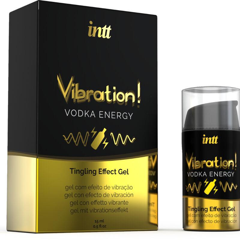 INTT - POTENTE ESTIMULANTE ÍNTIMO GEL VIBRADOR LIQUIDO VODKA 15ML - Sensuana.es