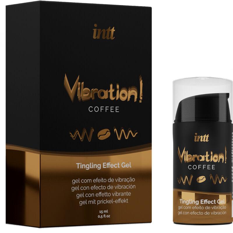 INTT - POTENTE ESTIMULANTE ÍNTIMO GEL VIBRADOR LIQUIDO CAFÉ 15ML - Sensuana.es