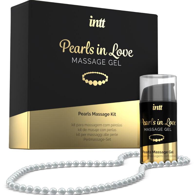 INTT MASSAGE & ORAL SEX - PEARLS IN LOVE CON COLLAR DE PERLAS Y GEL DE SILICONA - Sensuana.es