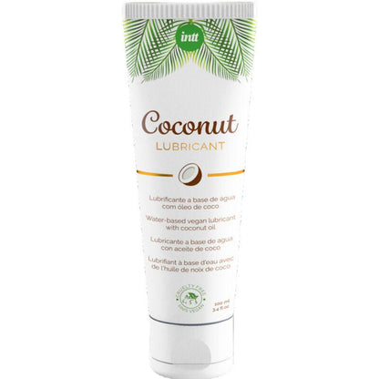 INTT - LUBRICANTE VEGANO A BASE DE AGUA CON SABOR INTENSO A COCO - Sensuana.es