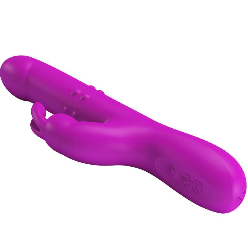 PRETTY LOVE - REESE VIBRADOR CON ROTACIÓN MORADO - Sensuana.es