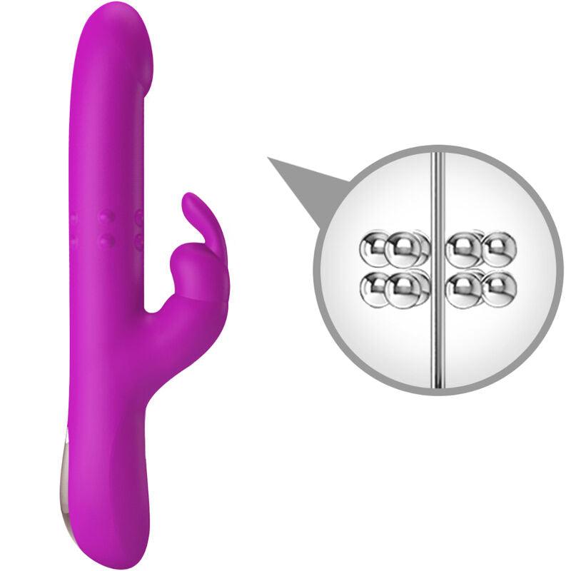 PRETTY LOVE - REESE VIBRADOR CON ROTACIÓN MORADO - Sensuana.es