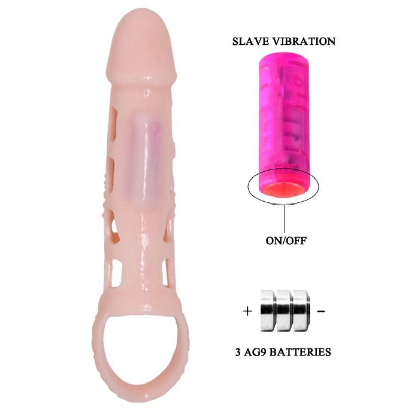 PRETTY LOVE - HARRISON FUNDA EXTENSORA PENE CON VIBRACION Y STRAP 13.5 CM - Sensuana.es