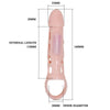 PRETTY LOVE - HARRISON FUNDA EXTENSORA PENE CON VIBRACION Y STRAP 13.5 CM - Sensuana.es