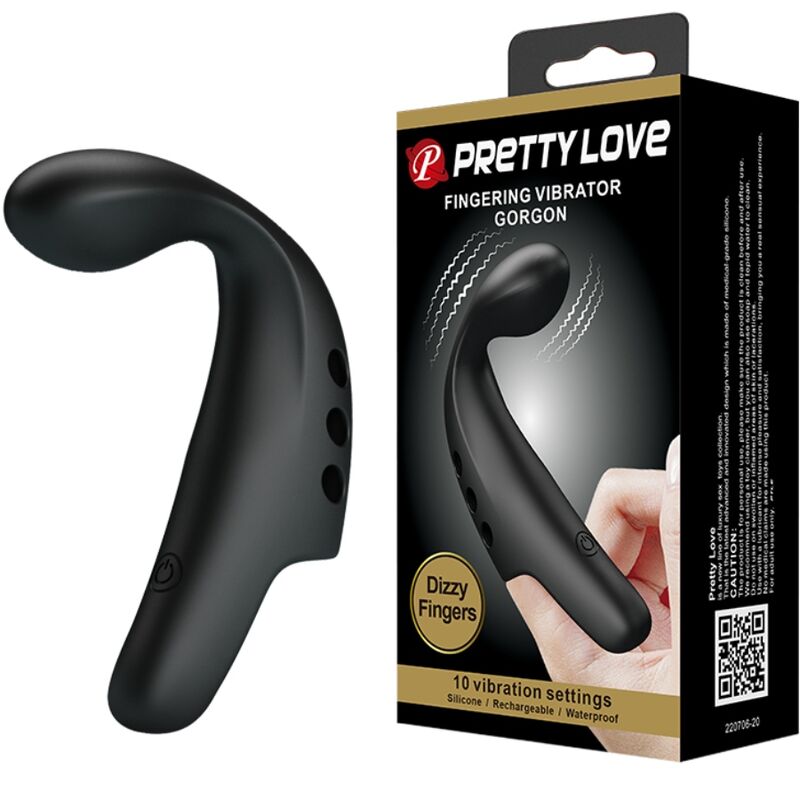 BONITO AMOR - DEDAL VIBRADOR GORGONA PRETO