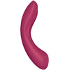 SATISFYER - CURVE TRINITY 1 AIR PULSE VIBRATION ROJO - Sensuana.es